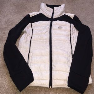 Black and White Michael Kors Puffer Jacket